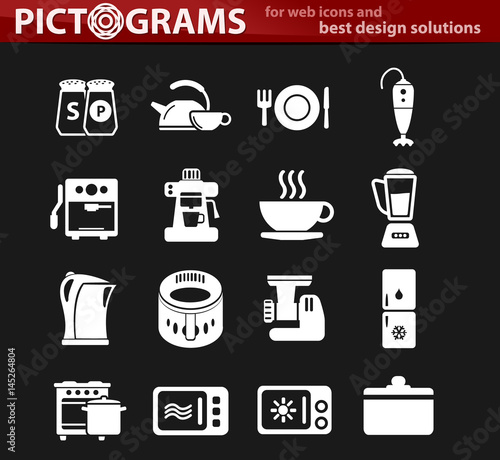 kitchen icon set
