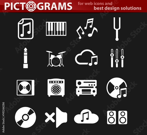 music icon set