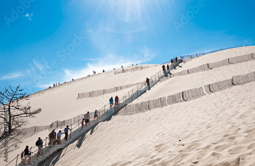 Dune du Pyla - the largest sand dune in Europe, Aquitaine, France photo