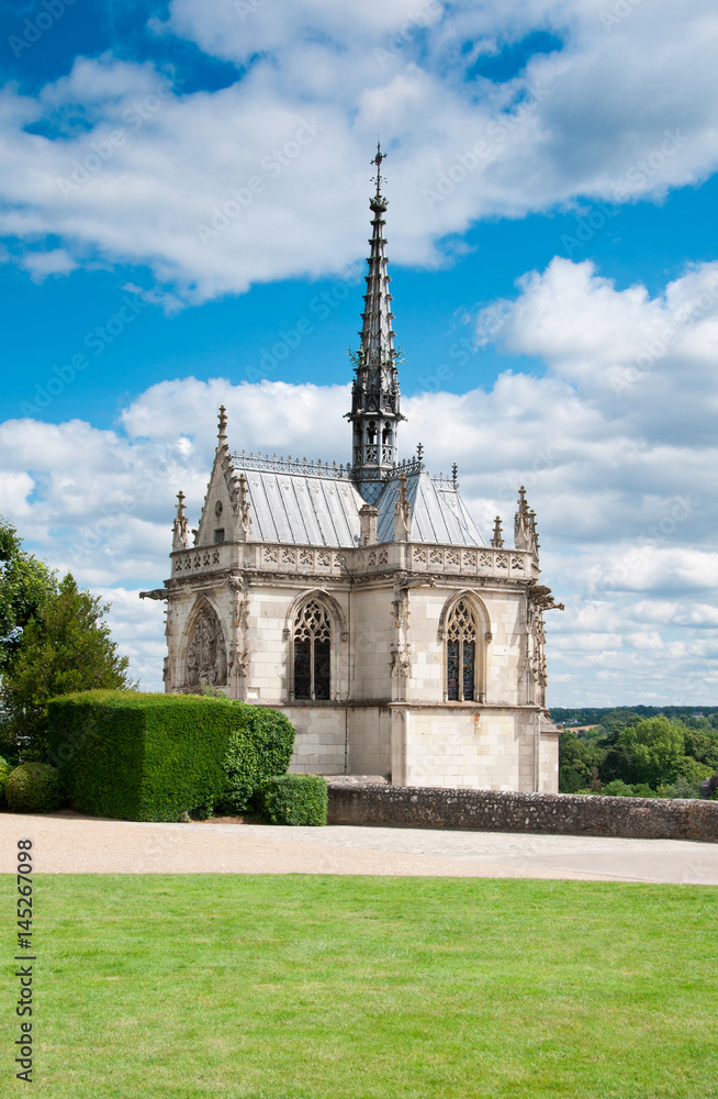 Chapel at Chateau d'Amboise Loire Valley, France