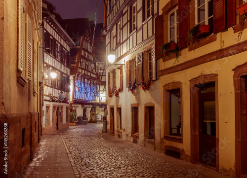 Strasbourg. Petite France district in the old city. © pillerss