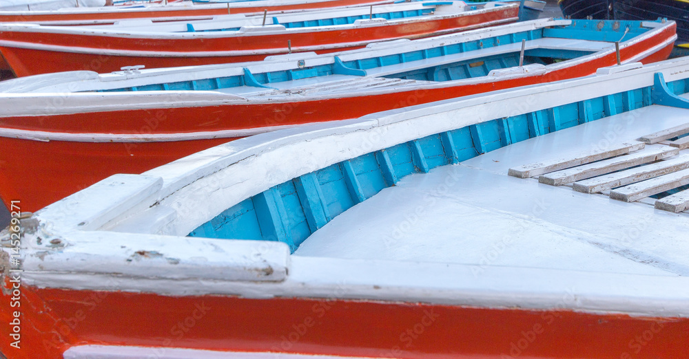 Fototapeta premium Boats by the Sea