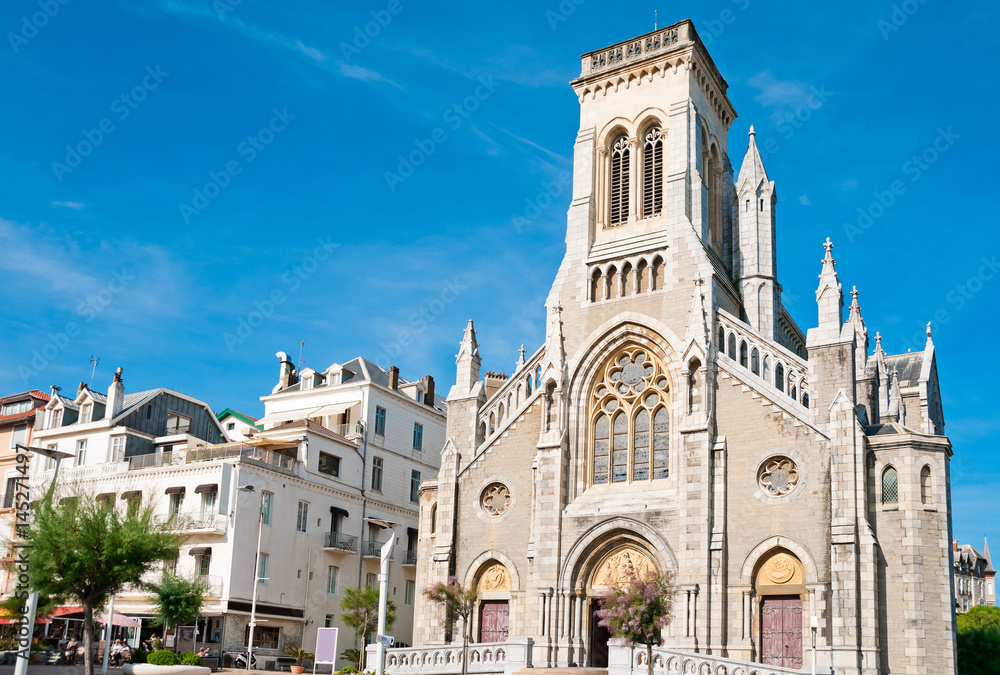 Sainte Eugenie cathedral, Biarritz, France