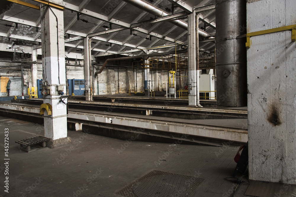 Obraz premium atelier de maintenance des trains