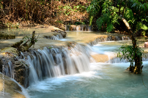 Laos Luang Prabang  waterfall