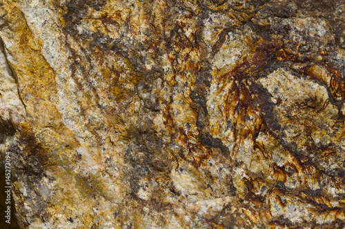 Rusty brown orange rock texture