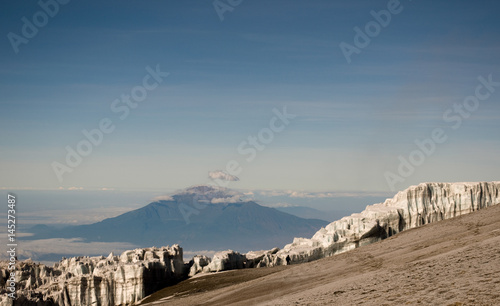 Mount Meru  vom Kilimanjaro  