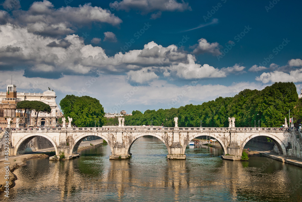 Sant'Angelo's Bridge Rome, Italy