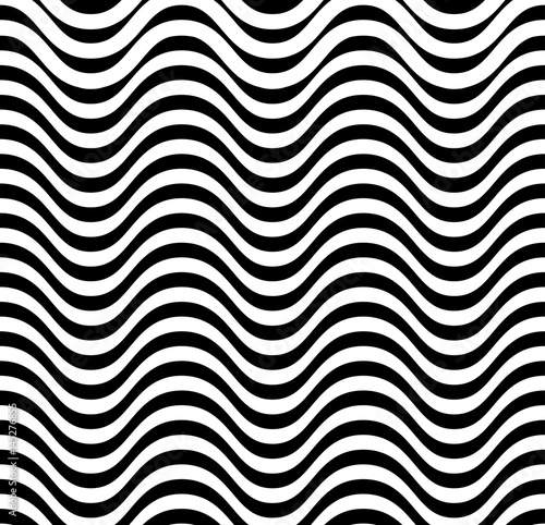 Abstract background of waves. Geometric pattern with stripes. Vector