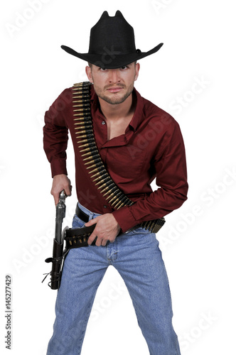 Photography Handsome cowboy man