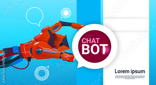 Chat Bot Free Robot Virtual Assistance Of Website Or Mobile Applications, Artificial Intelligence Concept Flat Vector Illustration