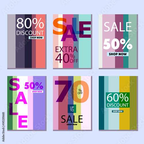 set of posters with a sellout