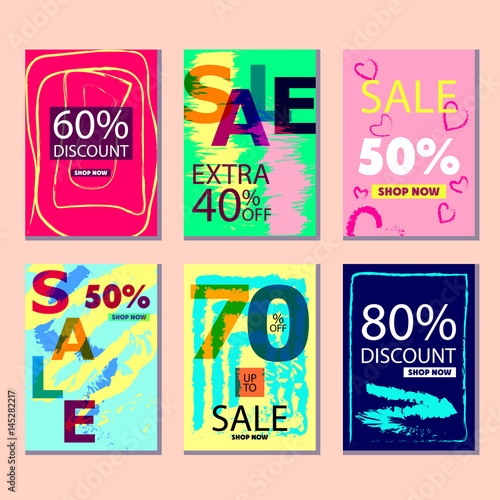 set of posters with a sellout
