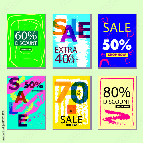 set of posters with a sellout