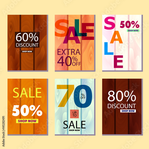 set of posters with a sellout