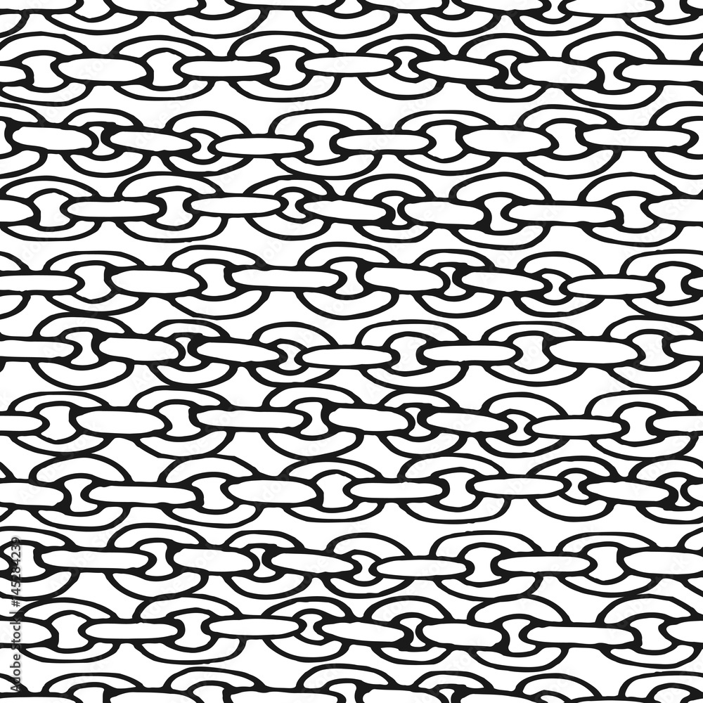 Decorative hand drawn seamless pattern. Decorative hand drawn seamless pattern.