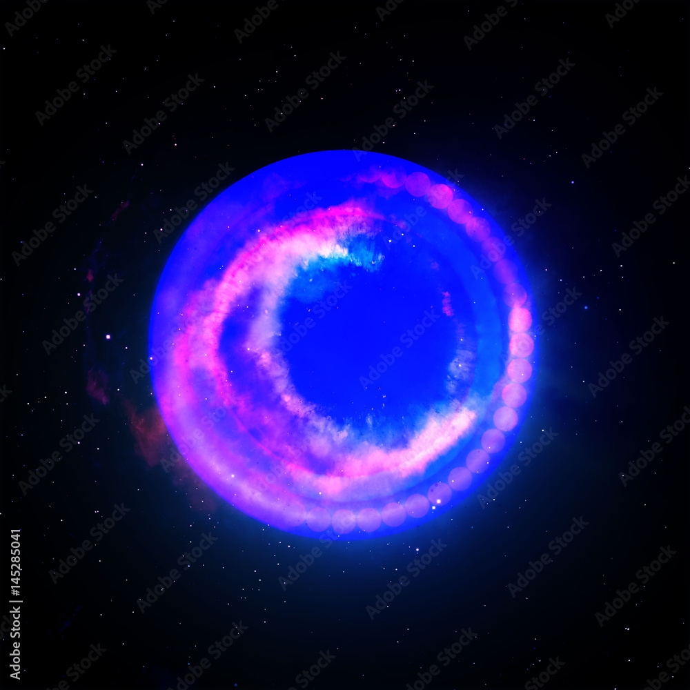Circle Space Poster Abstract 
