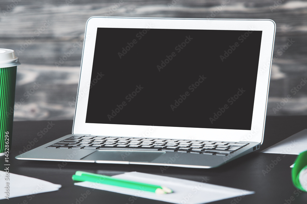 Notebook blank white screen