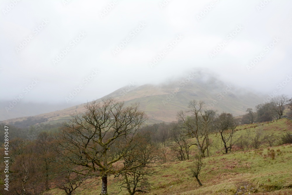 View of Scottish Highlands.