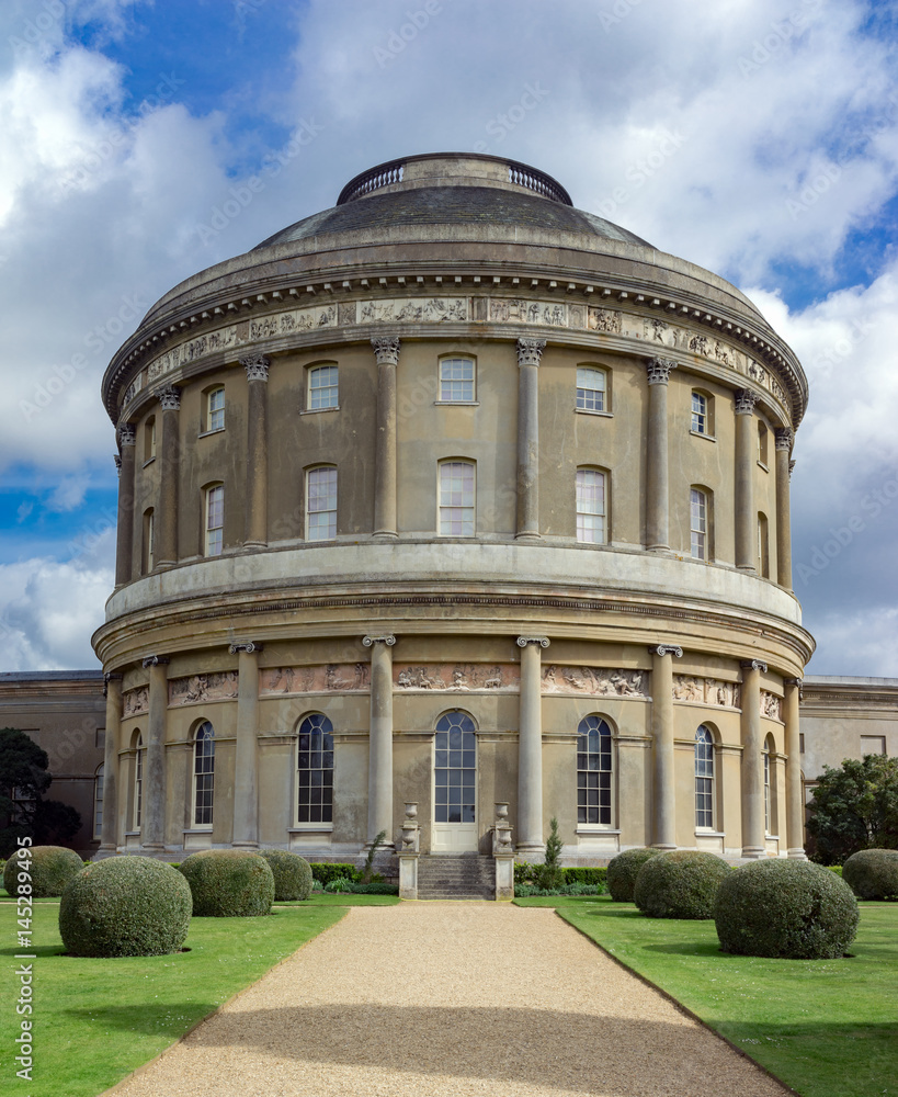 Italianate architecture at Ickworth on a spring day