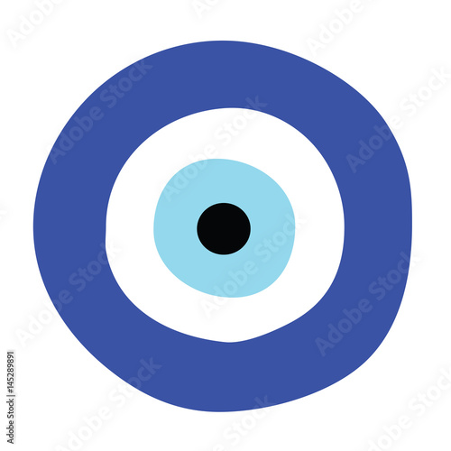 greek evil eye vector - symbol of protection