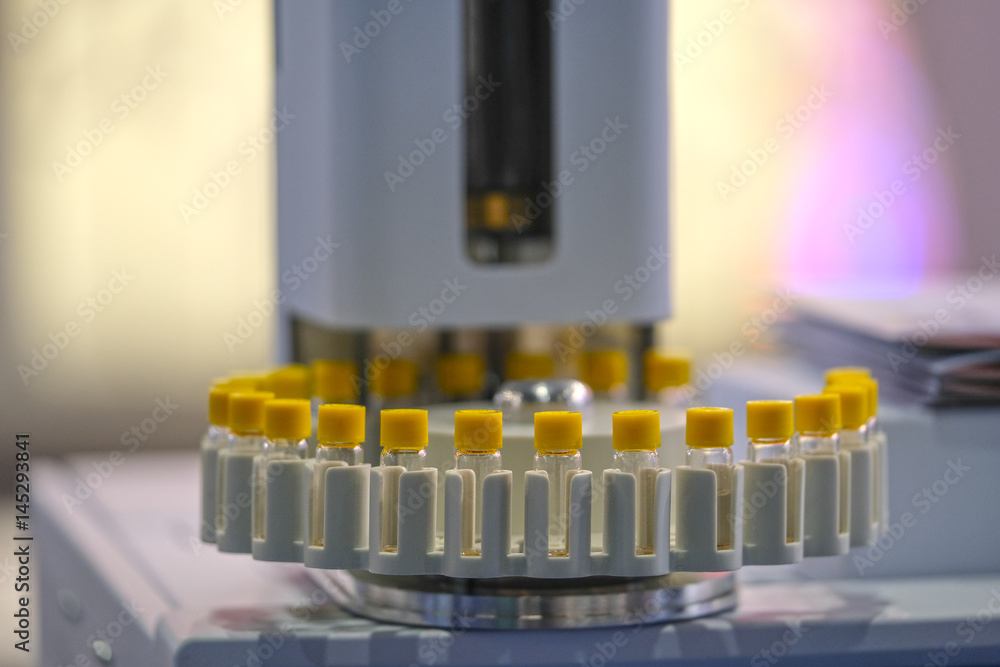 test-tubes in a lab test-tubes in a lab