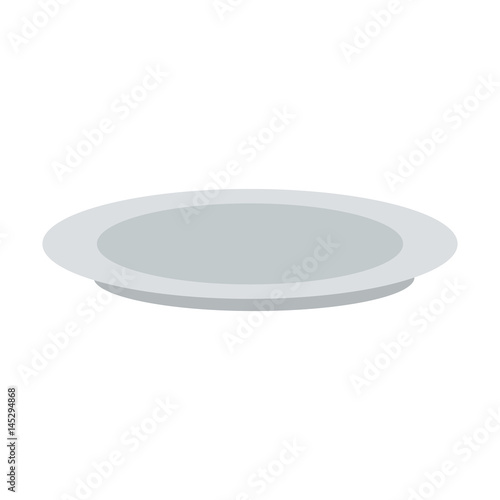 dish icon image icon over white backgorund. vector illustration