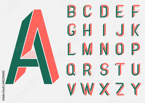 Impossible shape font
