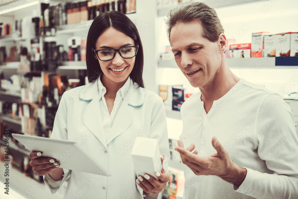 Obraz premium At the pharmacy