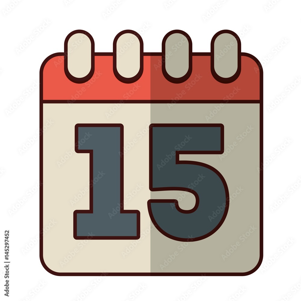 calendar icon over white background. vector illustration calendar icon over white background. vector illustration