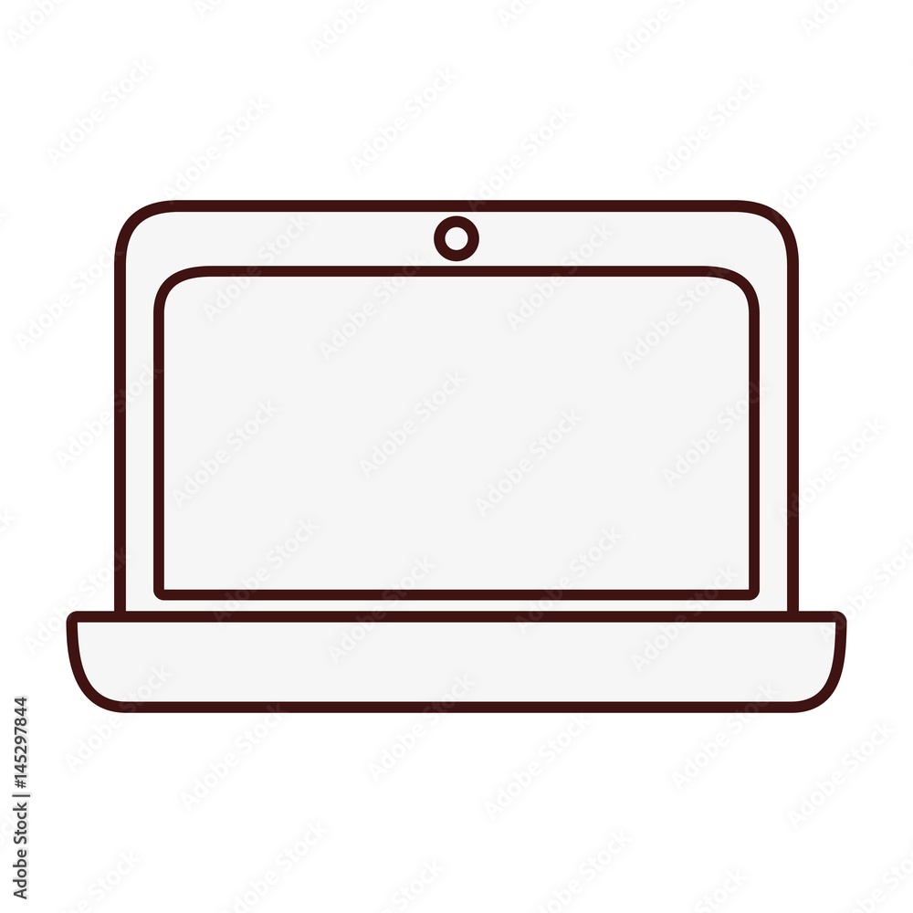 computer device icon over white background. vector illustration computer device icon over white background. vector illustration