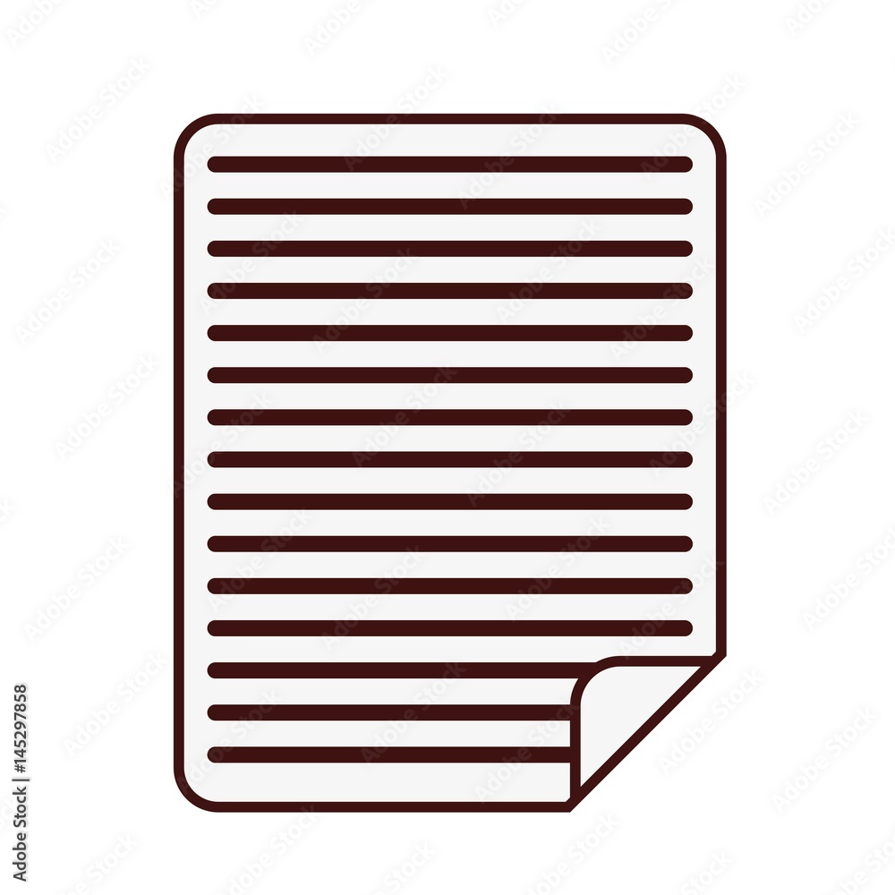 document page icon over white background. vector illustration document page icon over white background. vector illustration