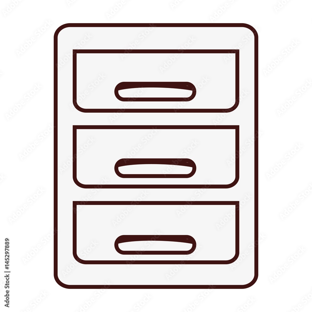 file cabinet icon over white background. vector illustration file cabinet icon over white background. vector illustration