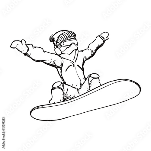 Snowboard sport equipment icon vector illustration graphic design