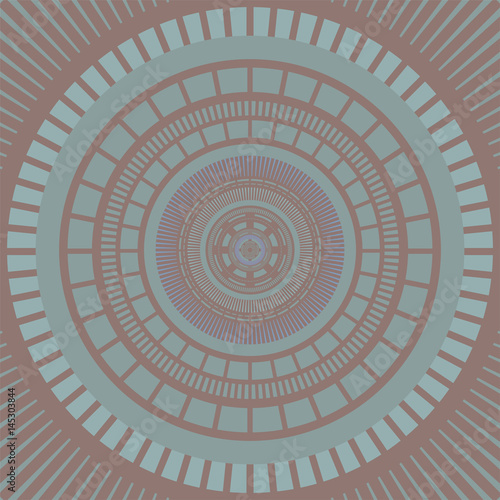 Imaginative round lines background