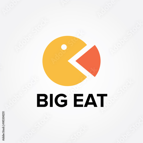 Big eat logo vector