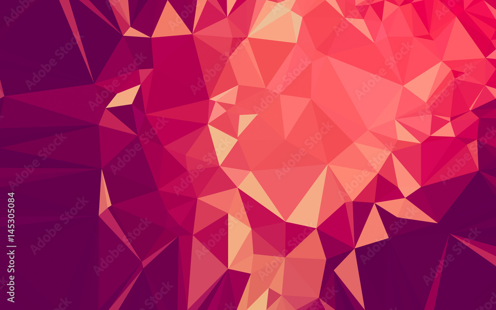 Obraz premium Abstract low poly background, geometry triangle