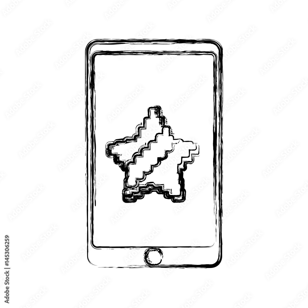 Star Pixelated videogame icon vector illustration graphic design Star Pixelated videogame icon vector illustration graphic design