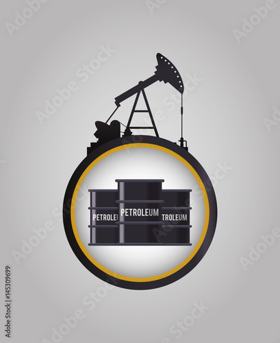 Oil and petroleum industry icon vector illustration graphic design