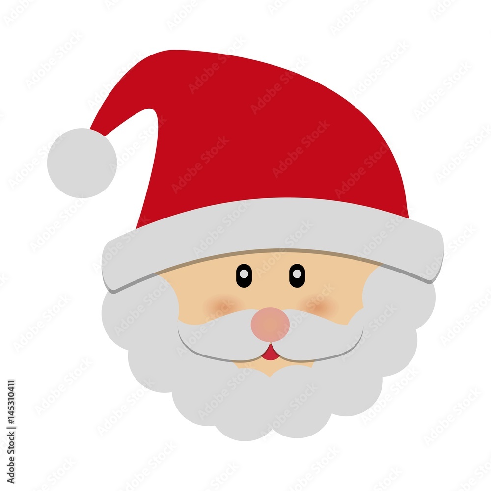 santa claus cartoon icon over white background. colorful design. vector illustration santa claus cartoon icon over white background. colorful design. vector illustration