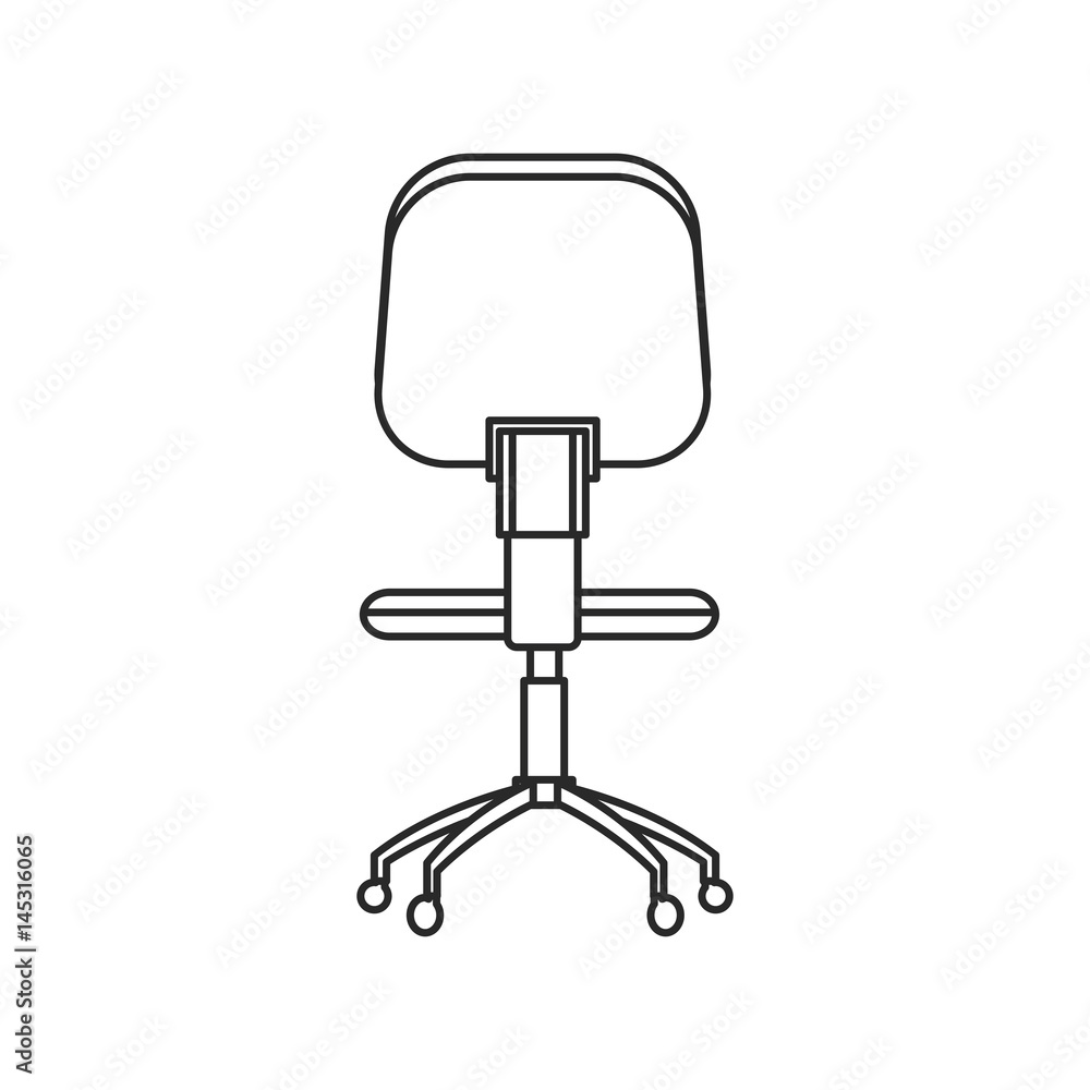office chair work image outline vector illustration eps 10 office chair work image outline vector illustration eps 10