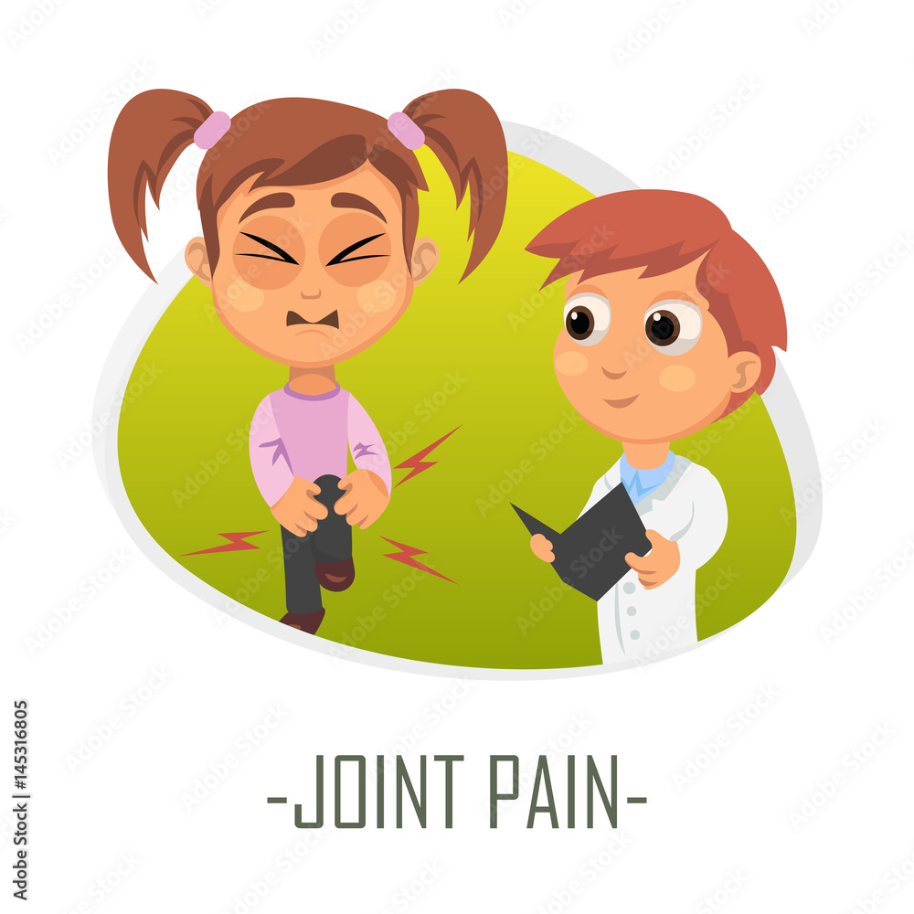 Joint pain medical concept. Vector illustration. Joint pain medical concept. Vector illustration.