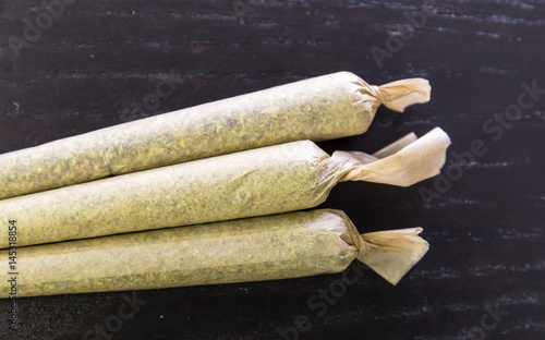 Marijuana Joints Isolated - Cannabis Smoking