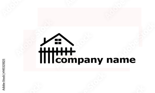 house&garden text logo