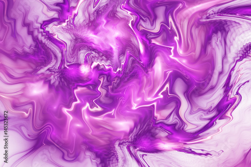 Abstract fantasy marble texture. Romantic fractal background in purple and pink colors. Digital art. 3D rendering.