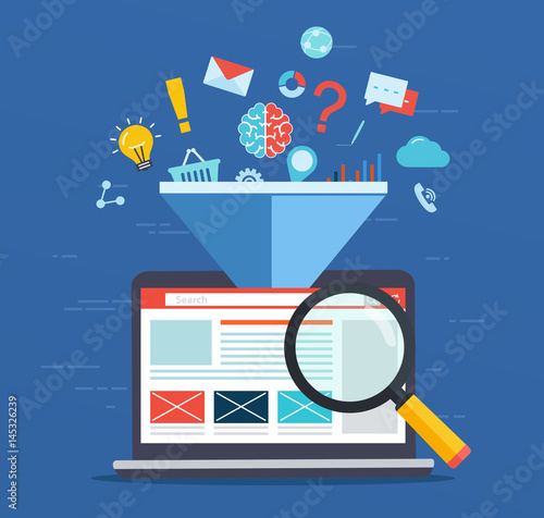 Web site optimization, increasing the efficiency factor of SEO, business marketing technology, social media, search engine optimization.