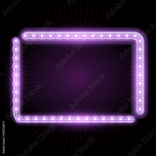 Neon frame