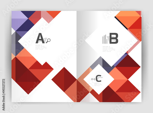 Free Download Vector square template background - GFXLoad