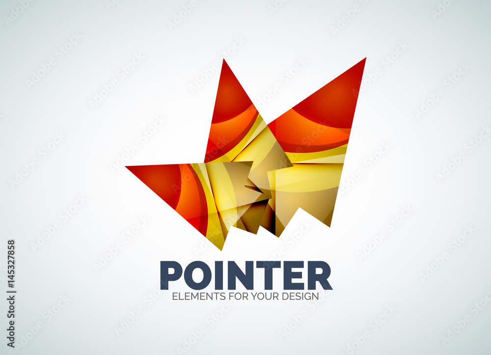 Obraz premium Vector icon, arrow mouse pointer or directional symbol