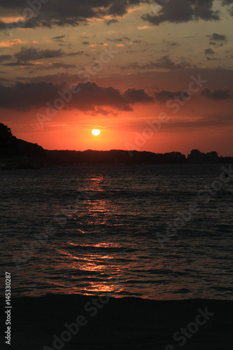 bulgarian sea sunset